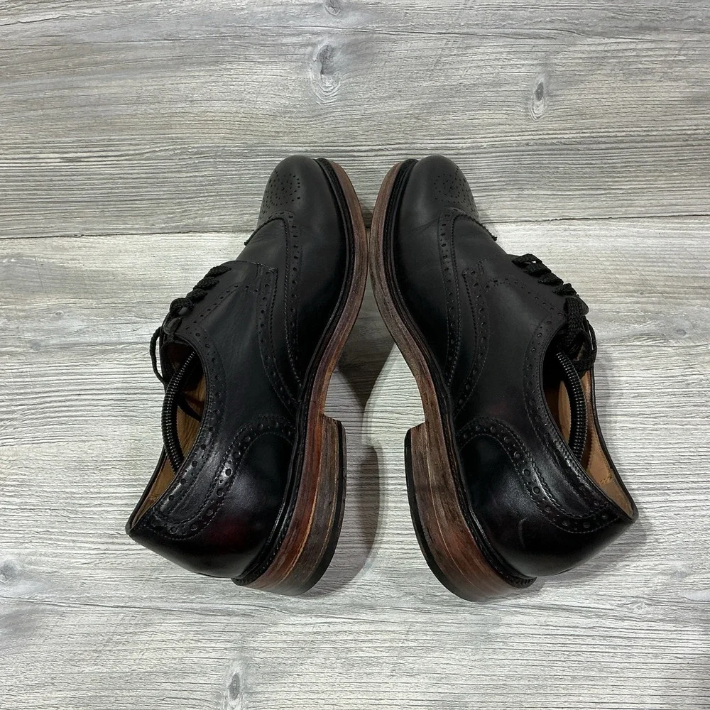 Hoofs & Hides Churchill Windsor England Goodyear Welt Black Dress Shoes Men's 11